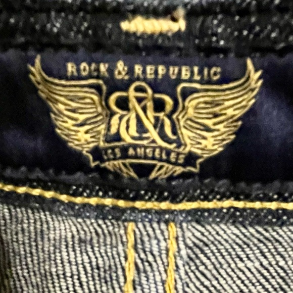 Rock & Republic size 27 (4) mini denim skirt🔥‼️ - Picture 3 of 5